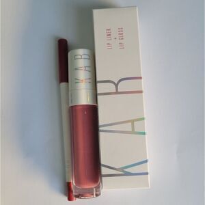 KAB cosmetics lip liner and gloss set